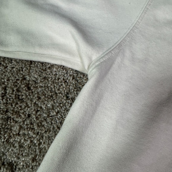 Baseballism Baseball Theme Youth Large Doubles & Bubbles Cream and Pink Hoodie - Picture 6 of 16